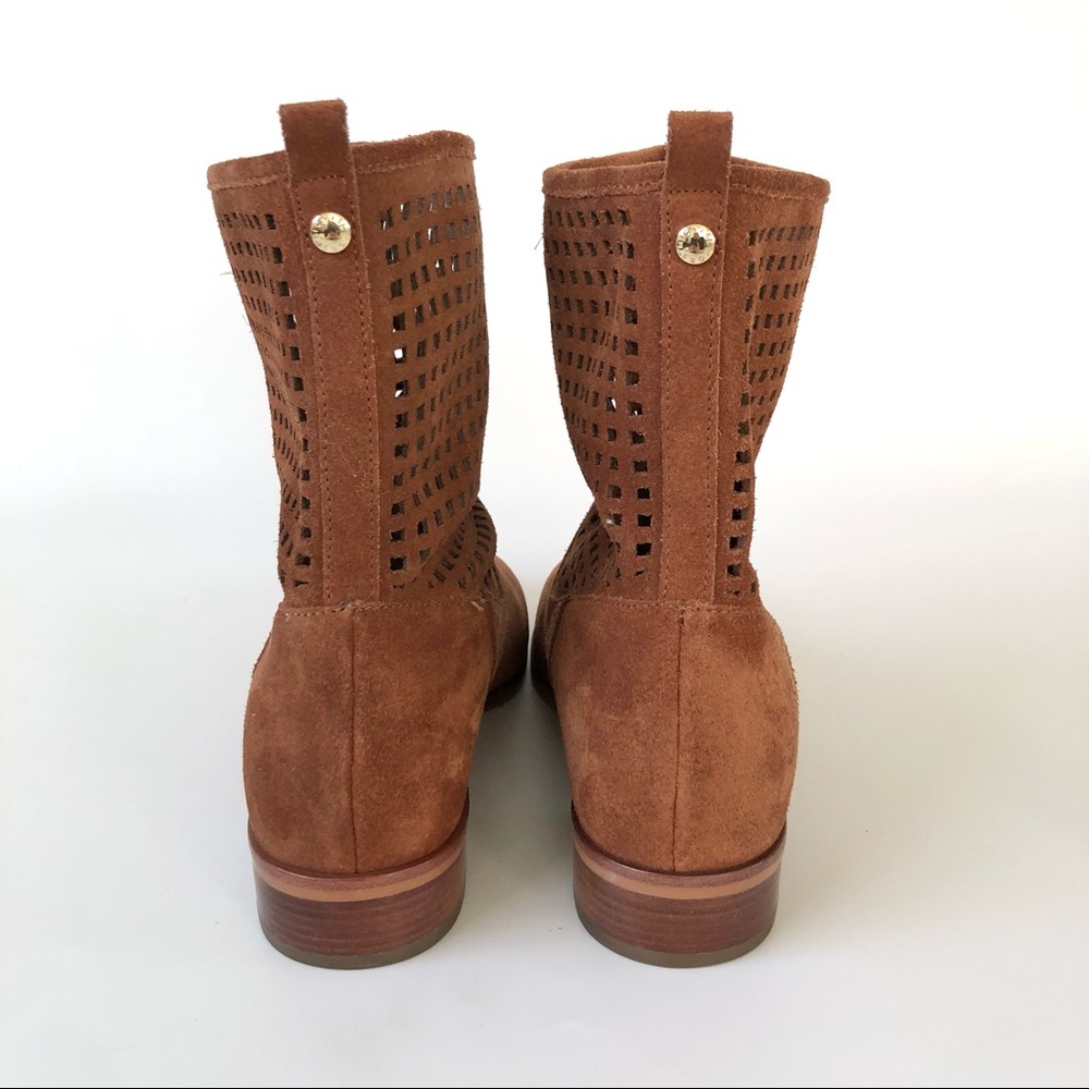 MICHAEL Michael Kors Caramel Suede Graham Ankle Boots Size 9 M - Picture 6 of 8
